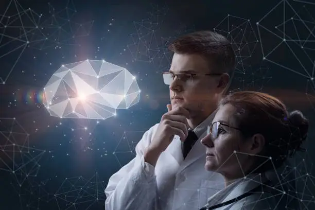 Scientists in laboratory